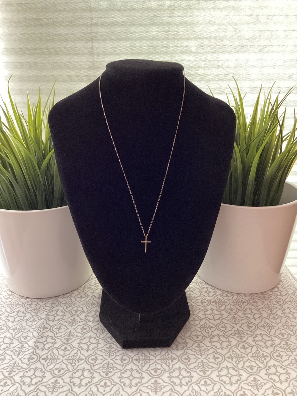 Vintage Cross Pendant Necklace
